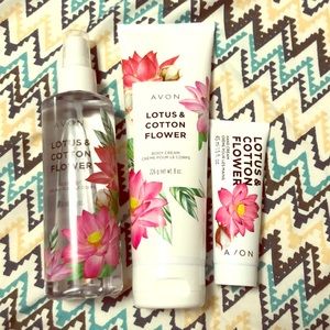 Lotus and cotton flower set 🌸